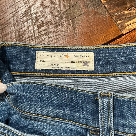 Imogene + Willie Lucy Cut Skinny Fit Jeans – Medium Blue Wash, Size 27 - Picture 6 of 7